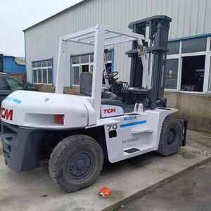 Montacargas Diésel de Segunda Mano TCM de 7 Toneladas y 3 Metros, Ecológico, Marca Japonesa, con Capacidad de Carga de 3000 kg para Industrias Minoristas - Product Image 4