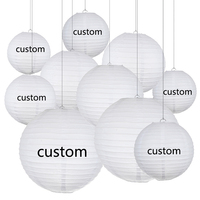 Lanternes en papier colorées suspendues de différentes tailles, faites à la main, de haute qualité, pour les fêtes, la promotion de mariage