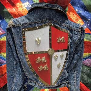 Medieval Silver Plated <b>Metal</b> <b>Engraved</b> Carved Armor Shield Decorative Wall Signboard with Angel Heraldry for Display & Collecting - Product Image 2
