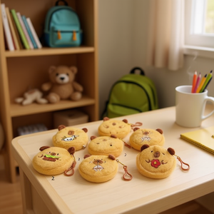 Portamonete Capibara 10 cm Circolare in Peluche con Cerniera per Bambini e Donne - Product Image 3