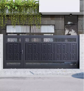 Porte coulissante électrique moderne en aluminium Min Gu Ting GW-GT-077, résistante au vent, ouverture automatique, villa, garantie 1 an, <span class=keywords><strong>installation</strong></span> facile - Product Image 1