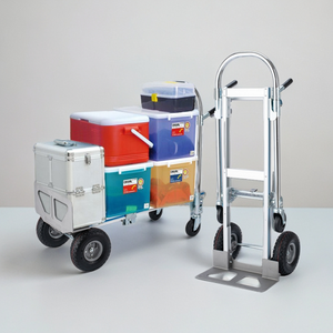 Chariot de service industriel en aluminium pour avions, à quatre roues, personnalisable OEM/ODM, structure plateforme avec garantie de 3 ans - Product Image 1