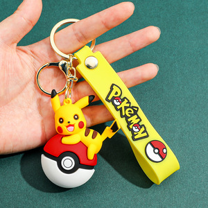 Squisito Ciondolo per Borsa a Forma di Bambola, Portachiavi Auto Anime Cartoon, Adorabile Portachiavi Pokémon Pikachu, Ornamenti per Borse, Ingrosso - Product Image 6