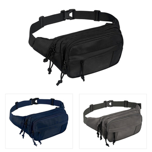 Riñonera Grande Esencial para Viajes, Bolso Cruzado para Mujer y Hombre con 5 Bolsillos con Cremallera y Correa Ajustable - Product Image 3