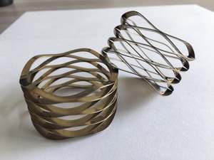 Ressort <span class=keywords><strong>serpentine</strong></span> en acier inoxydable, personnalisé, de haute précision, fil carré ondulé, ressort - Product Image 2