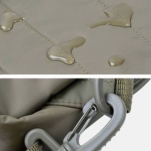 사용자 정의 하이 퀄리티 USB 충전 포트 스포츠 도난 방지 나일론 어깨 가슴 가방 작은 크로스 바디 전술 방수 슬링 백 - Product Image 5