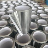 Ruban adhésif en aluminium sans support, sensible à la pression, 150 mm x 200 m, mousseable, pour l'industrie de la climatisation, de la réfrigération domestique