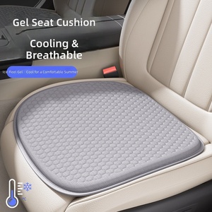 Coussin de siège de voiture en gel rafraîchissant pour l'été, respirant, en soie glacée, pièce unique, toutes saisons, style minimaliste, fabriqué en Chine - Product Image 3