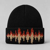 Bonnet brodé personnalisé de haute qualité, style urbain Y2K Gorpcore, bonnet tricoté, fabricant en marque blanche, vente en gros
