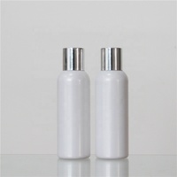 Flacon pompe en plastique PET personnalisé de 120 ml avec bouchon à vis, pour lotion, savon liquide, crème cosmétique, impression sérigraphique