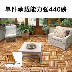 Suelo de madera de pino, terraza entrelazada para todo tipo de clima, baldosas cerámicas, patio de madera maciza, porche, junto a la piscina, balcón, suelo de madera - Product Image 3