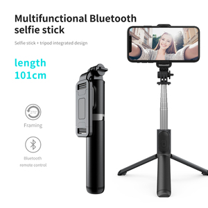 Vente flash <span class=keywords><strong>Q01</strong></span> <span class=keywords><strong>Selfie</strong></span> <span class=keywords><strong>Stick</strong></span> léger, portable, extensible avec télécommande sans fil et trépied pliable - Product Image 2