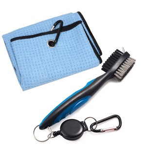OEM ODM Vente en gros directe d'usine Tissu gaufré avec logo personnalisé Serviette de <span class=keywords><strong>sport</strong></span> Brosse PVC Ensemble de nettoyage Accessoires de <span class=keywords><strong>golf</strong></span> - Product Image 5