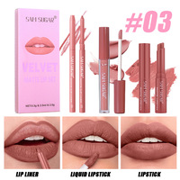 Ensemble de rouges à lèvres en boîte en gros, coffrets cadeaux de maquillage, coffrets de maquillage professionnels, kit de gloss à lèvres, emballage de boîte personnalisé