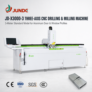Machine de fraisage et de perçage CNC à 3 axes de haute précision JUNDC pour le traitement des profilés en aluminium extrudé - Product Image 1