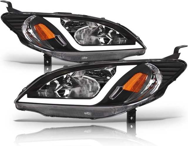 Car Headlights Front Crystal Headlights 6000K 70W 4000 Lm DRL for 2004-2005 for Civic