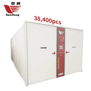 YFDF-384SL active demand CE China manufactured factory price automatic egg hatchery incubator common use PS JW EU standard