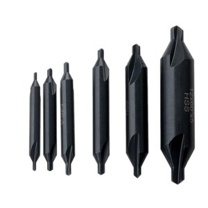 Center Drill Bit Set 6pc High-Speed Steel A Type 12mm Shank For Drilling Carbon Steel Precision Chamfering Cutter - Product Image 2
