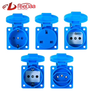 <span class=keywords><strong>Presa</strong></span> Elettrica IP54 UK EU Tedesca 16A Multifunzionale Industriale Impermeabile per Esterni Sicura - Product Image 1