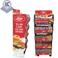 Panier empilable en fil métallique pour l'affichage de chips, articles en vrac, articles mobiles, fournitures de bureau, étagères