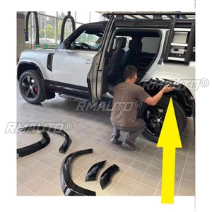 สำหรับแลนด์โรเวอร์ ดีเฟนเดอร์ 110 ปี 2020 อุปกรณ์ตกแต่งรถยนต์ ชุดแต่งขอบล้อ  แผ่นปิดกันโคลน  บังโคลน  แผ่นกันกระเด็น - Product Image 5