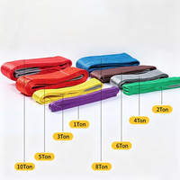 Sangle de levage industrielle à double couche pour charges lourdes, pour quincaillerie de port, entrepôt, grue, palan, machinerie de manutention 3T 5T