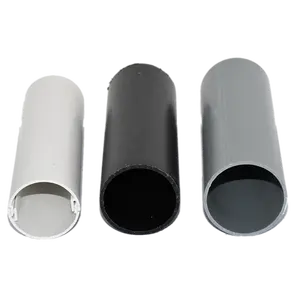 Industrial Design UPVC Square And Rectangular Plastic PVC Pipe Tube Profile For Apartment Applications