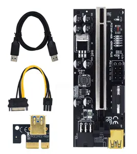 Upgraded PCIE Riser Ver 009C Plus Video Card Extension Cable Adapter PCI Express Riser VER009C PCIE X16 Riser Card
