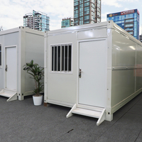 Conteneur mobile pliable de 20/40 pieds, chambre de conteneur, salle de jardin, hôtel, complexe hôtelier, salle de stockage de conteneurs, bureau, hébergement temporaire, base