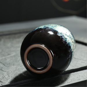 150ml Yaobian céramique <span class=keywords><strong>Kungfu</strong></span> tasse personnelle Tianmu <span class=keywords><strong>Master</strong></span> tasse à thé tasse ronde sans poignée - Product Image 4