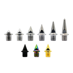<span class=keywords><strong>Pointes</strong></span> <span class=keywords><strong>de</strong></span> crampons légères en acier au <span class=keywords><strong>carbone</strong></span> Track Eagle - <span class=keywords><strong>Pointes</strong></span> courtes et <span class=keywords><strong>pointes</strong></span> <span class=keywords><strong>de</strong></span> saut 1/4" et 3/8" - Accessoires pour chaussures - Product Image 1