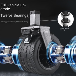 Nouveau chariot à chariot pliant léger et portable de 330lb pour le camping en plein air chariot à pique-nique simple et multifonctionnel de grande capacité - Product Image 4