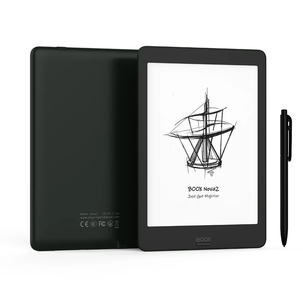 Eink note taking tablet android e-ink, leitor de ebook boox nova 2