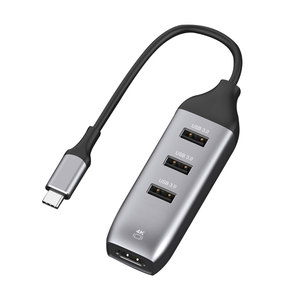 4 Trong 1 USB C Hub 4K 30Hz Cho Cổng HDMI 5Gbps USB3.0 Cổng Sạc Nhanh Cổng USB3.0 * 3 + HDMI Cho Máy Tính Xách Tay - Product Image 2