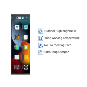หน้าจอแสดงผลความสว่างสูง 7.84 นิ้ว 400x1280 700nits IPS TTL TFT LCD - Product Image 2