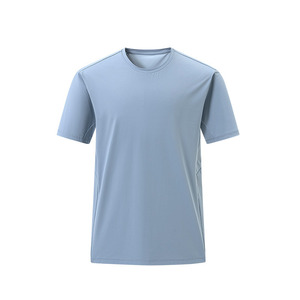Nylon Short Sleeve T-Shirt 180g Solid Color For Restaurant <b>Work</b> Uniforms - Product Image 2