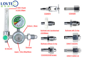 Lovtec yr888 xách tay oxy Ống hít Flow Meter điều chỉnh trong kho - Product Image 6