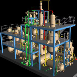 Автоматическая установка для производства отработанного масла на дизельном топливе | Машина для дистилляции моторного масла с дезодоризацией и контролем ПЛК - Product Image 1