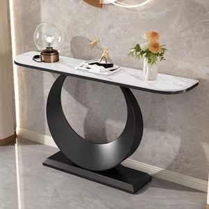 Nuovo Tavolo Console Moderno in Metallo Ecologico per Ingressi Stretti, Appartamenti, Officine e Soggiorni - Product Image 5