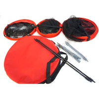 Simulateur de golf pliable 3 pièces portable en gros Entraîneur de balançoire Filet d'entraînement de golf Aides à l'entraînement de golf