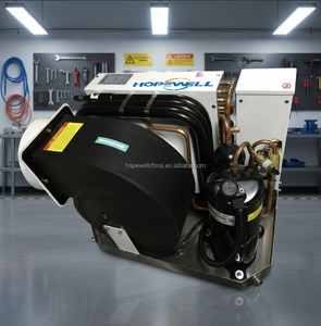 Système de climatisation marine HOPEWELL Z12DC24 12000 BTU R134a 12V DC avec pompe de <span class=keywords><strong>chauffage</strong></span> et refroidissement, sur pied, refroidi par air, à eau - Product Image 2