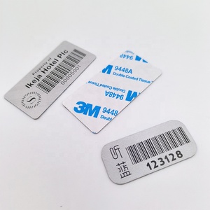 Etiqueta Adhesiva Impermeable de Aluminio Metálico Grabada con Láser de Shenzhen, Etiquetas de Activos con Código <span class=keywords><strong>QR</strong></span> y Código de Barras Personalizadas - Product Image 1