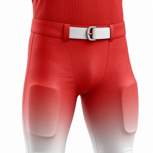 Conjunto de Uniforme de Fútbol Americano Personalizable para Hombre, Camiseta de Manga Corta Ajustada de Poliéster Color Verde Azulado - Product Image 4