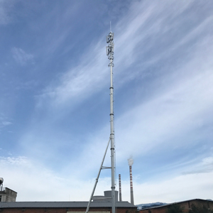 Monopole tín hiệu thông tin liên lạc tháp thép GSM Viễn Thông tháp cho mạng di động - Product Image 1