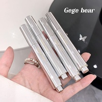 Gegebear brillant à lèvres solide et filmogène hydratant pur désir spectacle blanc et couleur rouge à lèvres tendre