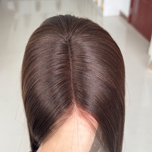 Ready to Ship Natural <b>Brown</b> Unprocessed Raw Human Hair Lace <b>Wigs</b> European Virgin Hair Pre Plucked Full HD Lace Front <b>Wigs</b> - Product Image 5