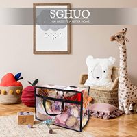Sac de rangement à glissière transparent sac de déménagement en vinyle en plastique avec poignée renforcée à glissière pour couverture vêtements couette literie