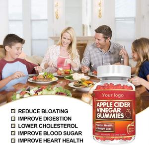 2022 गर्म सौंदर्य त्वचा देखभाल वजन कम करते हुए गामी साइडर सिरका वसंत घाटी सेब देवदार गुम्मस - Product Image 3