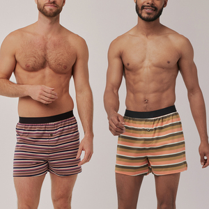 Biancheria intima da <span class=keywords><strong>uomo</strong></span> a <span class=keywords><strong>vita</strong></span> <span class=keywords><strong>alta</strong></span> in cotone a righe su misura boxer da <span class=keywords><strong>uomo</strong></span> <span class=keywords><strong>slip</strong></span> da <span class=keywords><strong>uomo</strong></span> - Product Image 1