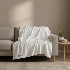 Manta de Algodón Tamaño Completo, 100% Algodón Orgánico, Tejido de Color Sólido, Rectangular, para Uso Doméstico, Cuatro Estaciones, Lavable a Máquina - Product Image 2